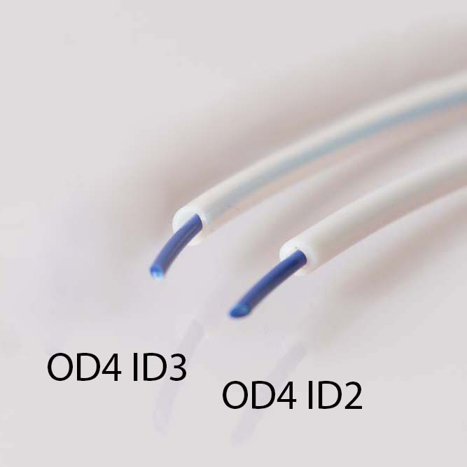 1 Mètre de tube PTFE bleu extrudé pour imprimante 3D, pièces pour RepRap  J-head, Hotend, Bowden, extrudeuse de 1,75 mm, tuyaux de 2x4mm - AliExpress