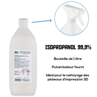 Alcool Isopropylique IPA 99.9% 1 litre